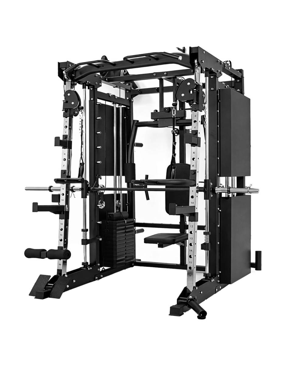 Jaula Multiestación Pro Peso Integrado 136 kg Jaula Multiestación Pro Peso Integrado 136 kg