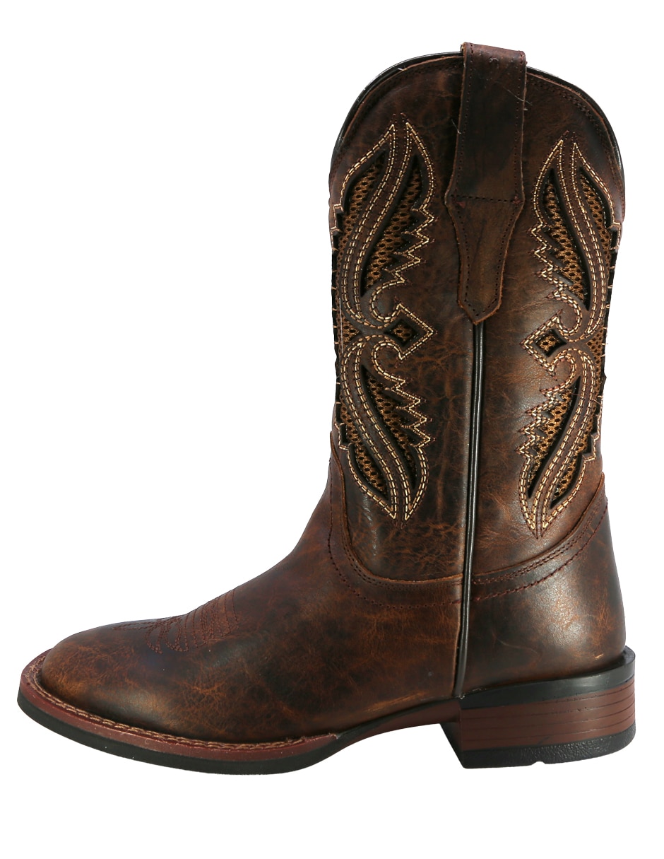 Bota de piel para hombre
