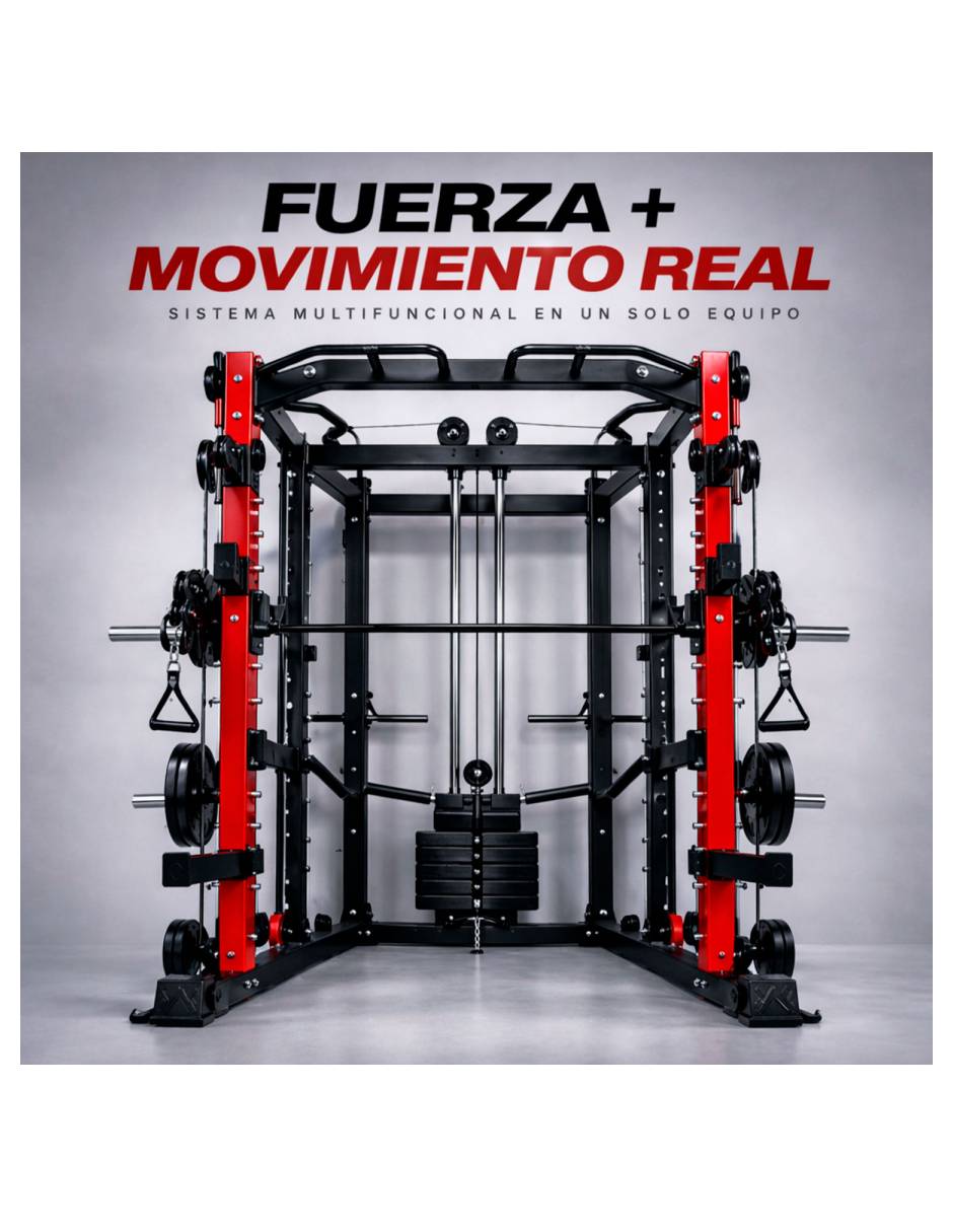 Jaula Multiestación Peso Integrado 34.7 kg Centurfit