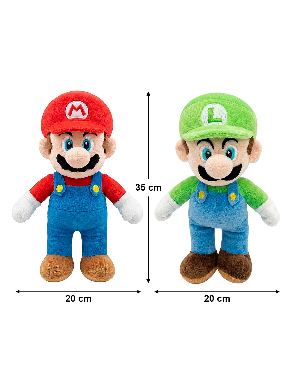 Peluche de mario y luigi humano generica de