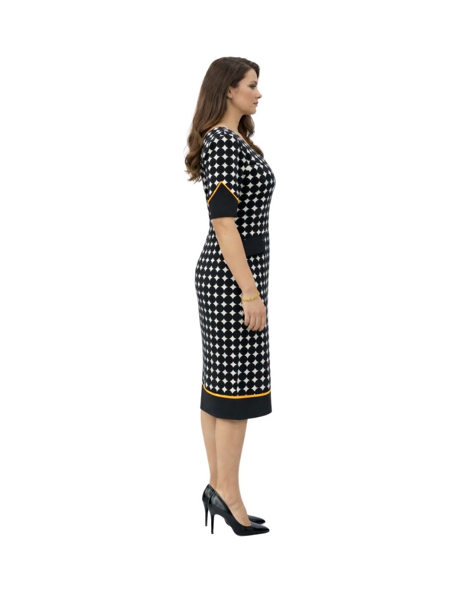 Vestido a la rodilla casual la difference la difference para mujer
