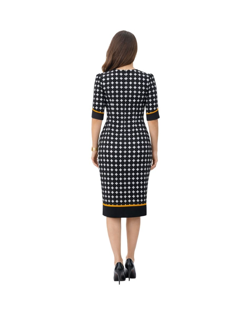 Vestido a la rodilla casual la difference la difference para mujer