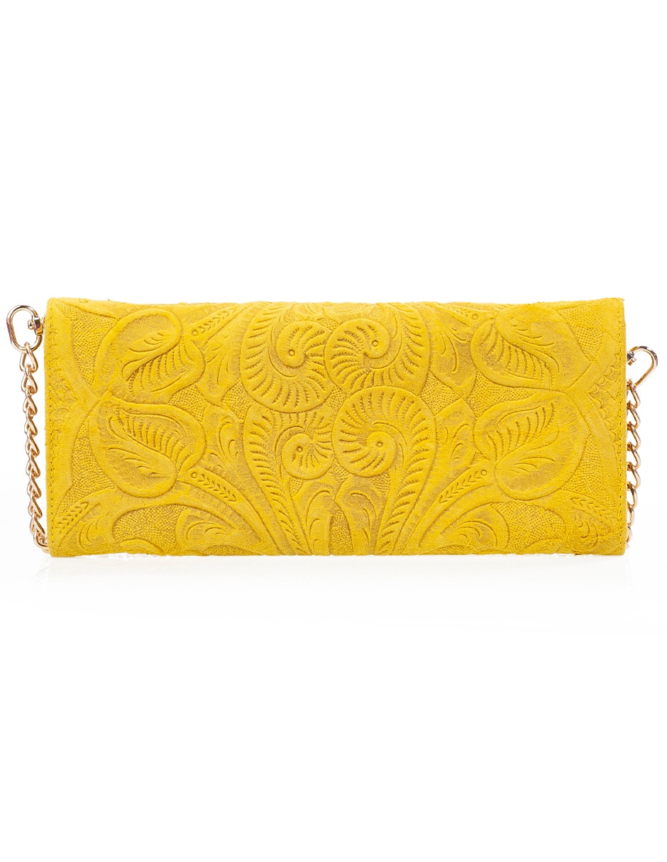 Bolsa clutch angelozano sara de piel bovino mujer