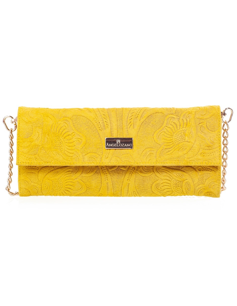 Bolsa clutch sara de piel bovino mujer