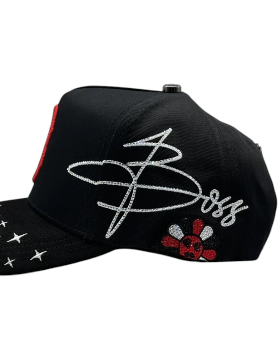 Gorra visera curva snapback casual big boss murakami red para hombre