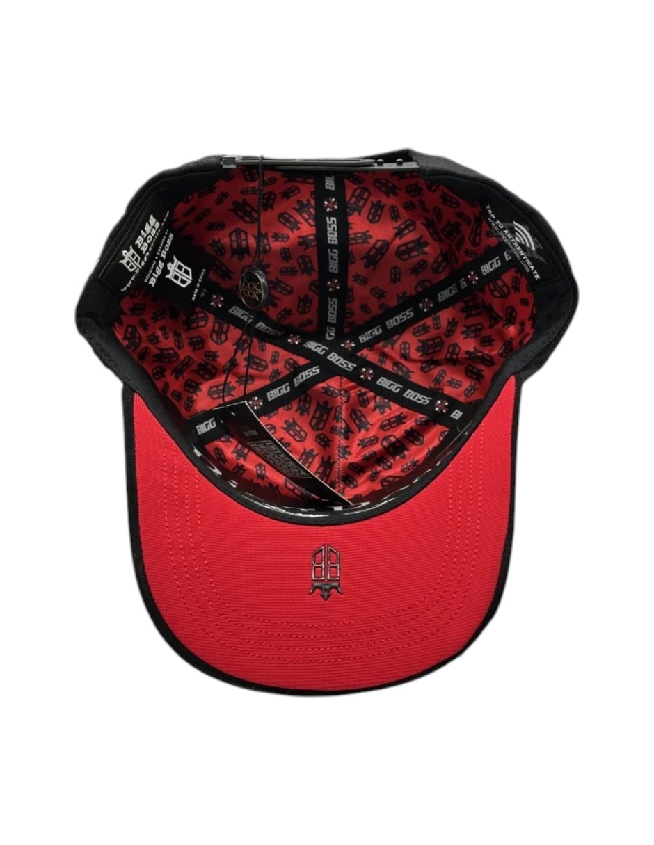 Gorra visera curva snapback casual big boss murakami red para hombre