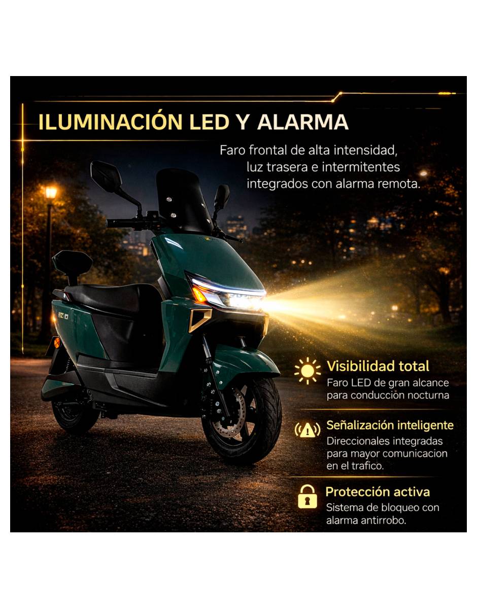 Motocicleta eléctrica mkz 7