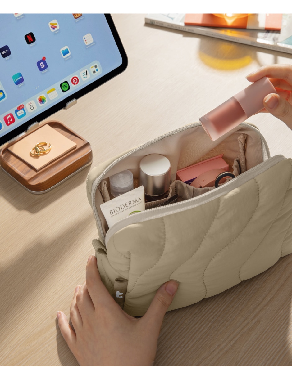 Neceser de viaje Terra Puffy para mujer 6