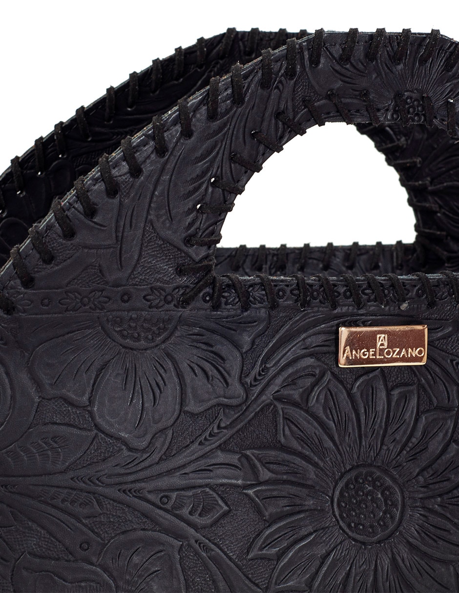 Bolsa satchel ofelia de piel bovino mujer 6