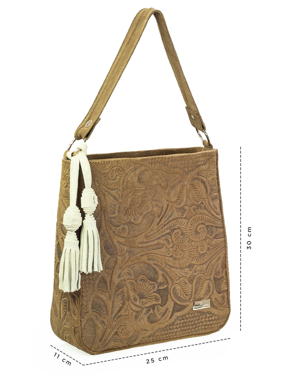 Bolsa tote martha de piel bovino mujer 7