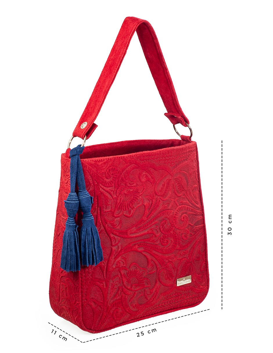 Bolsa tote angelozano martha de piel bovino mujer