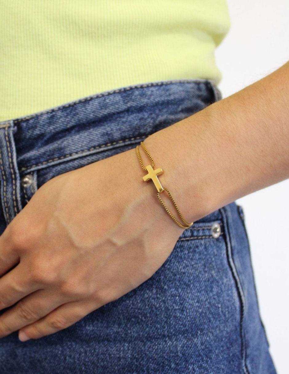 Pulsera Castellamare Catolica con acabado brillante