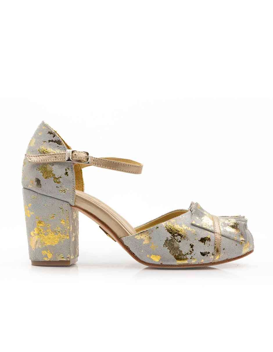 Zapatilla de piel Zapatilla de piel