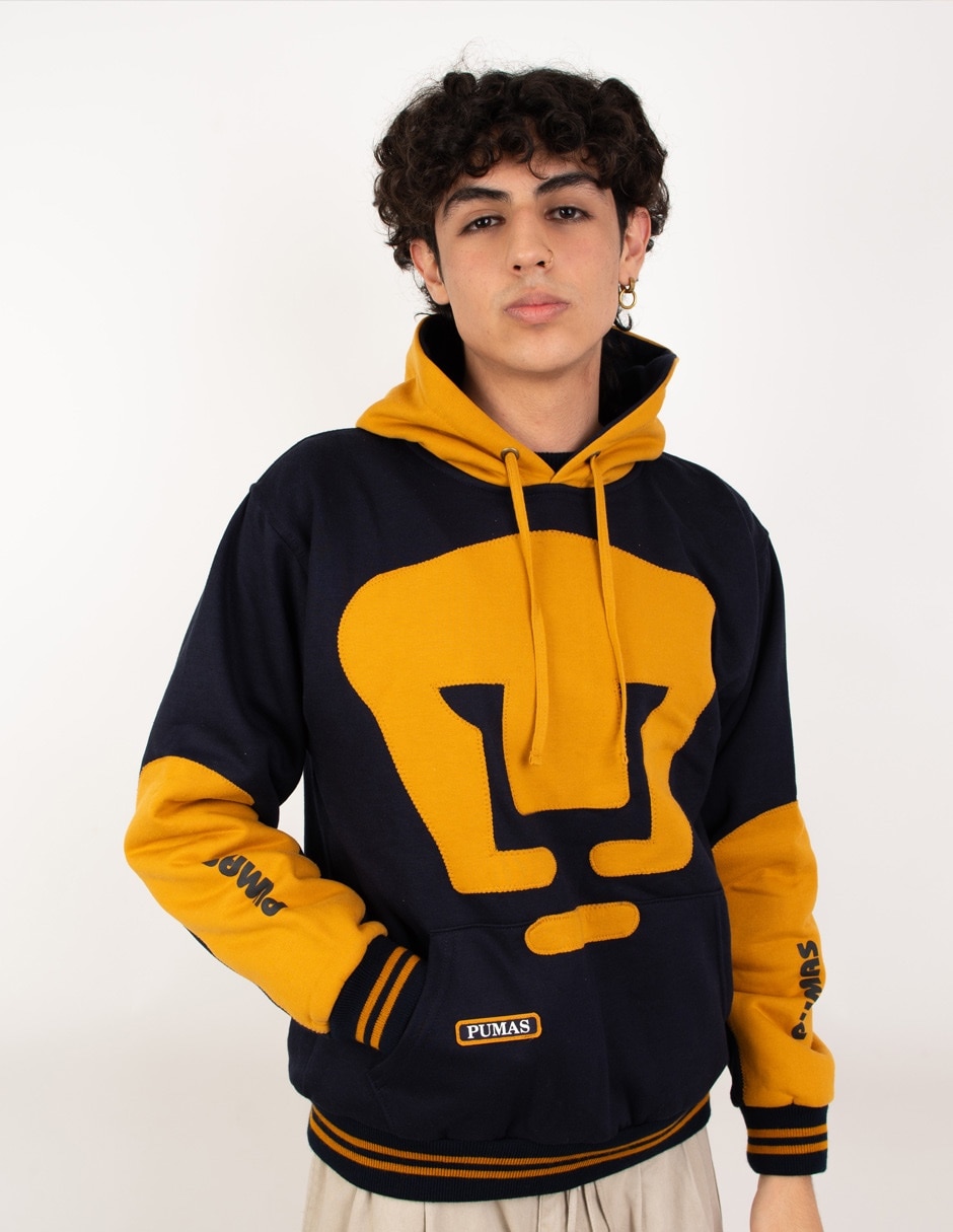 Sudadera Garra Azul con capucha y bolsa Pumas de la UNAM para hombre
