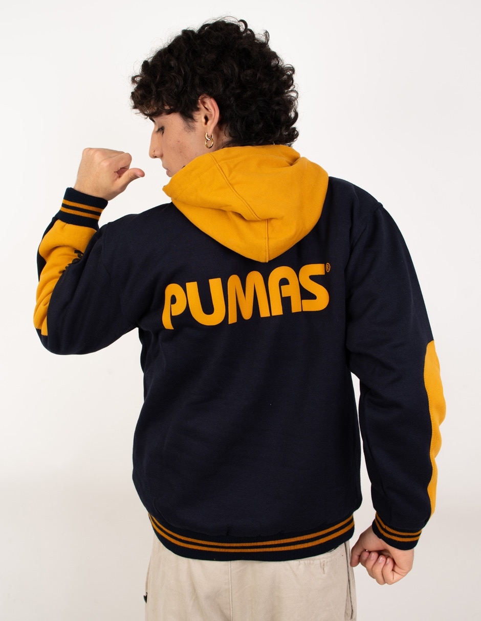 Sudadera Garra Azul con capucha y bolsa Pumas de la UNAM para hombre