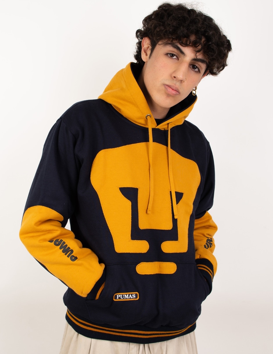 Sudadera Garra Azul con capucha y bolsa Pumas de la UNAM para hombre