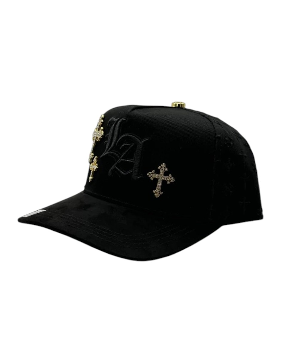 Gorra visera curva snapback casual La Cruz Gold para hombre 4