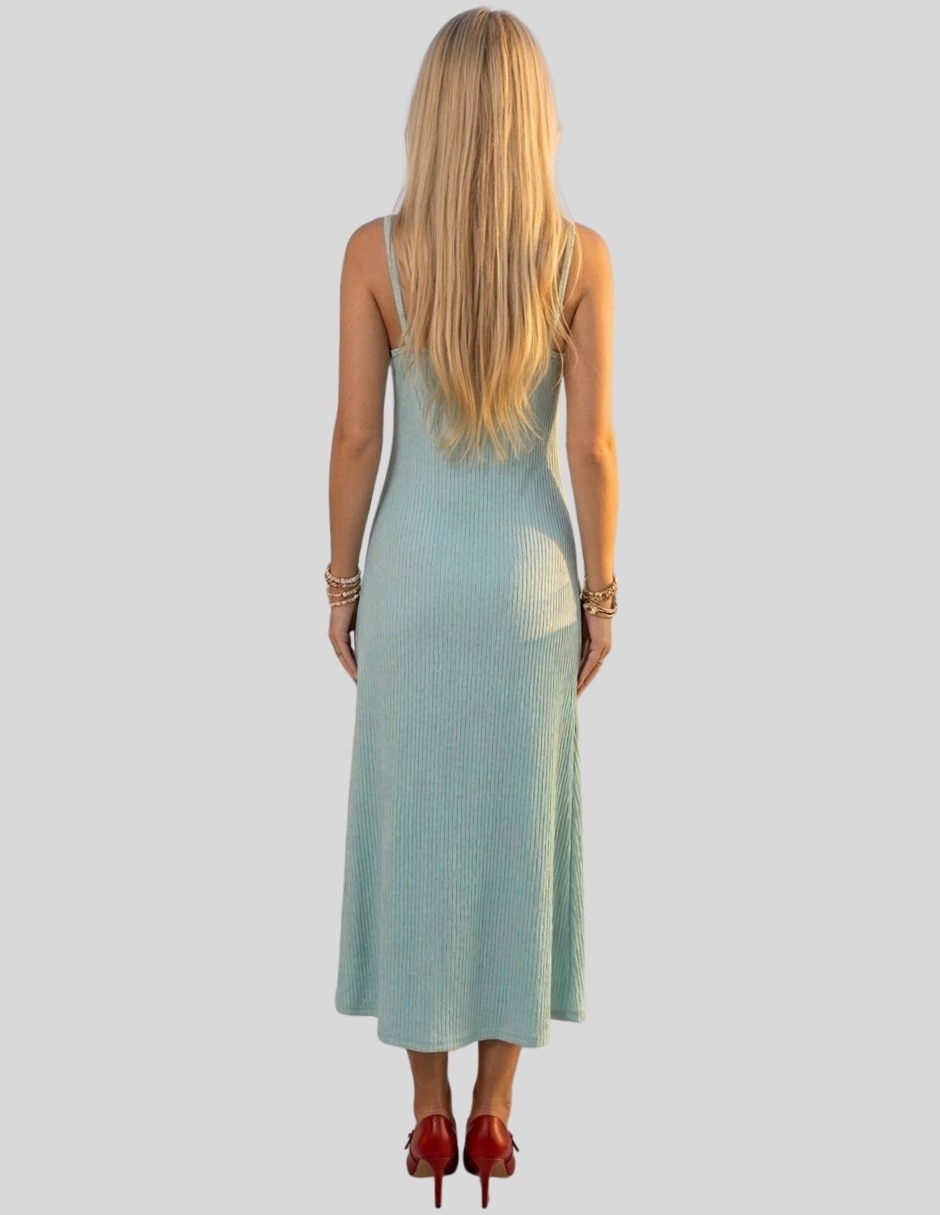 Vestido largo casual para mujer 3