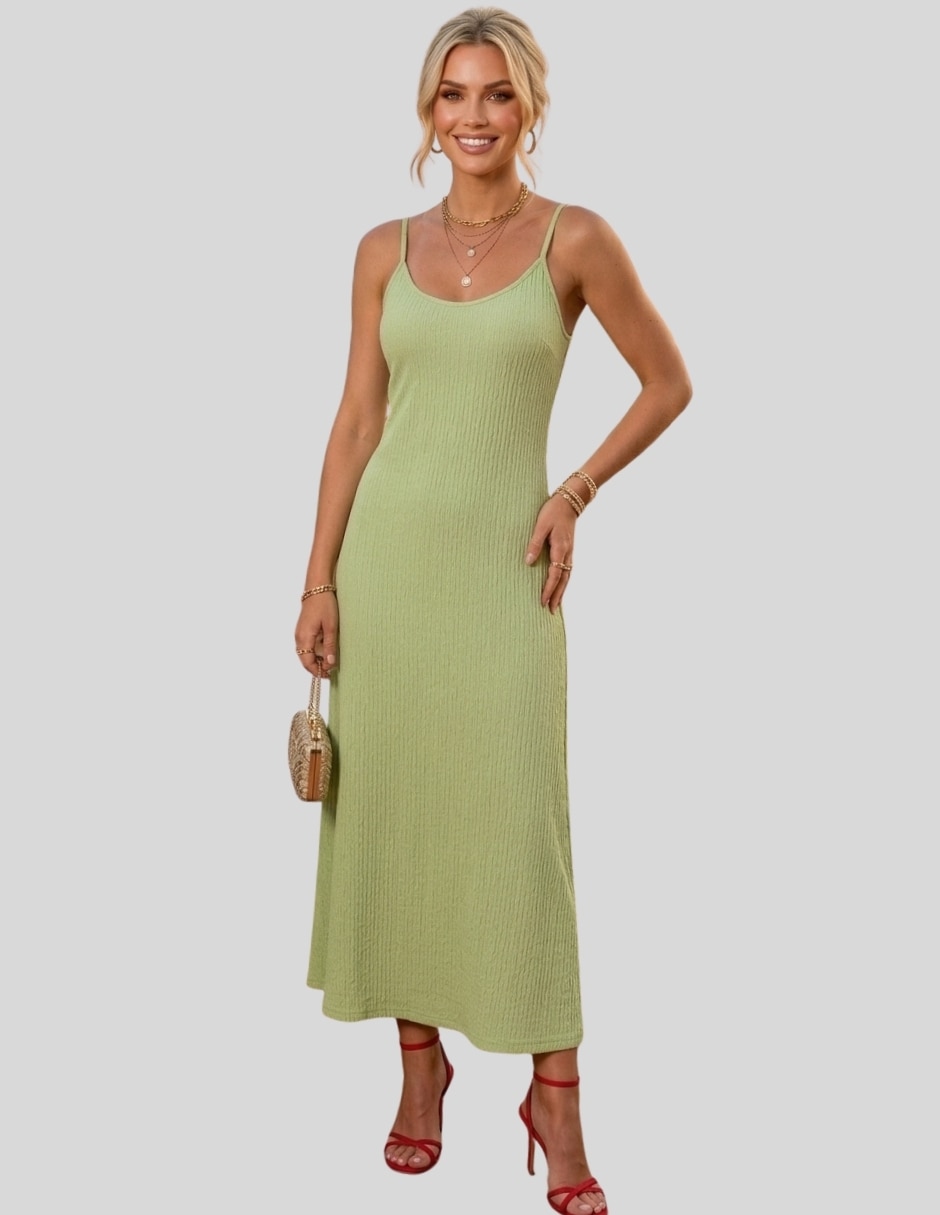 Vestido largo casual para mujer 2