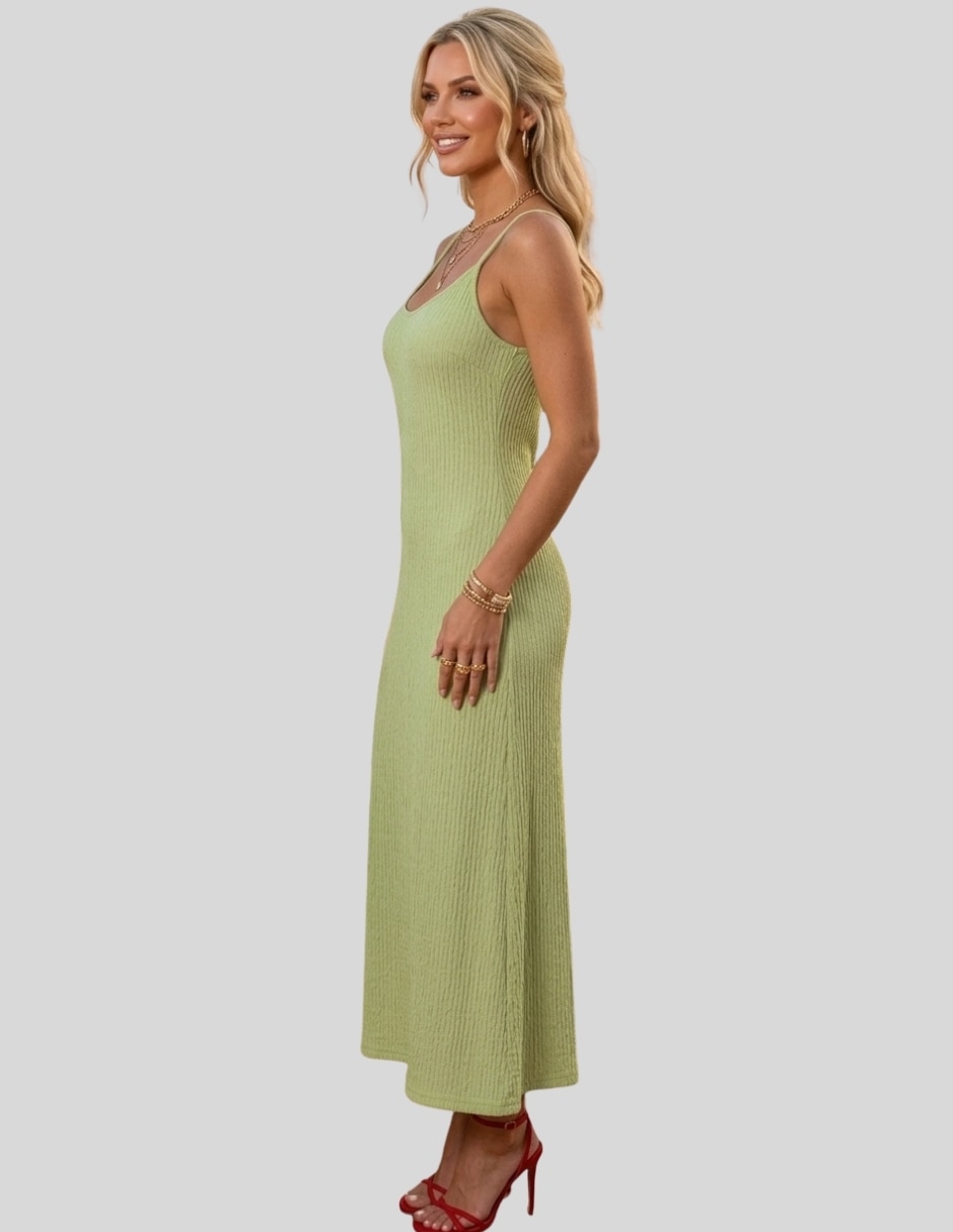 Vestido largo casual para mujer 3