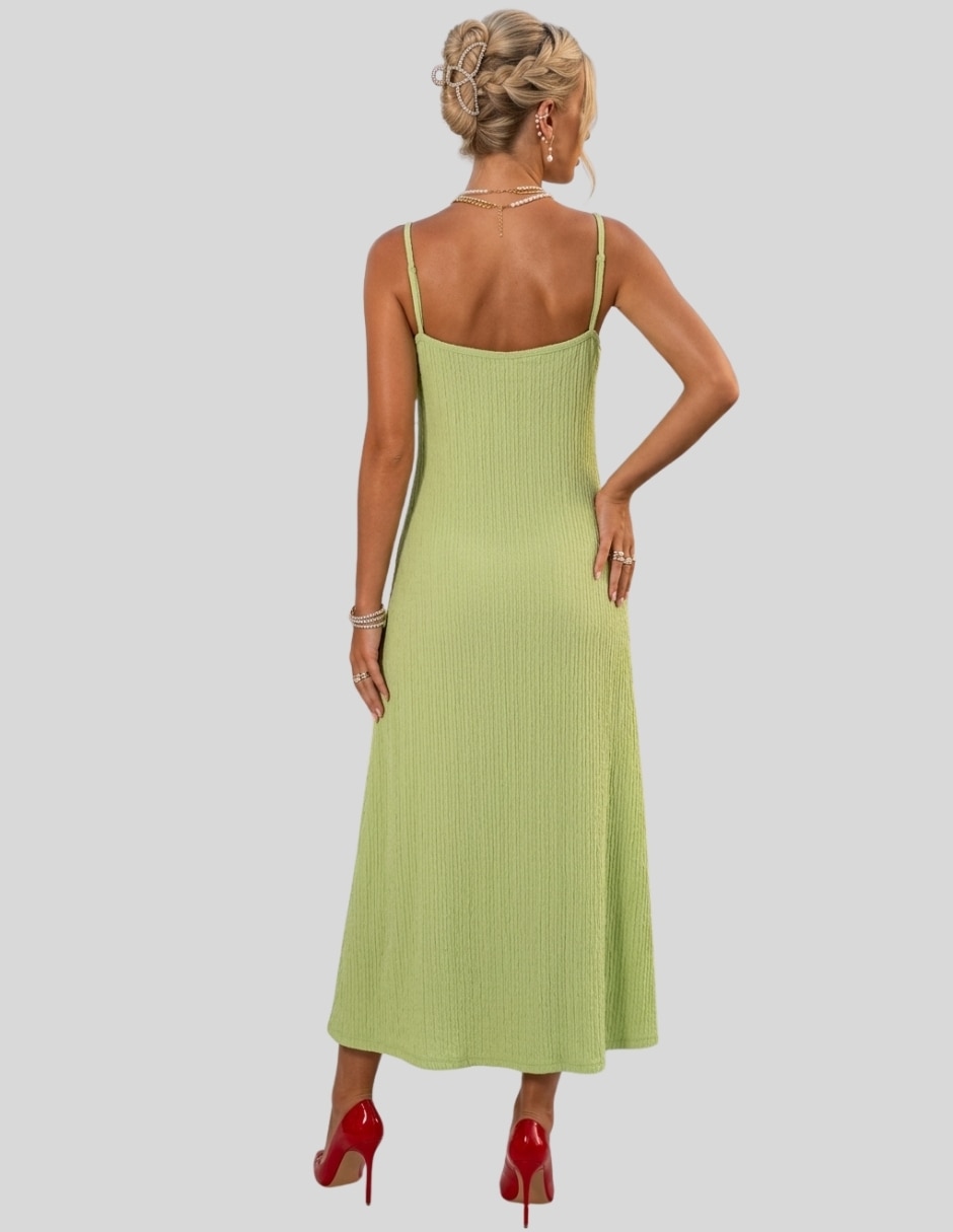 Vestido largo casual para mujer 4