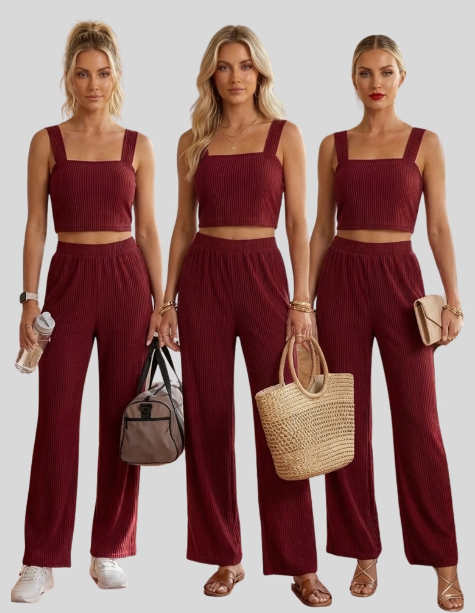 Casual malabis conjunto 2 piezas mujer para mujer