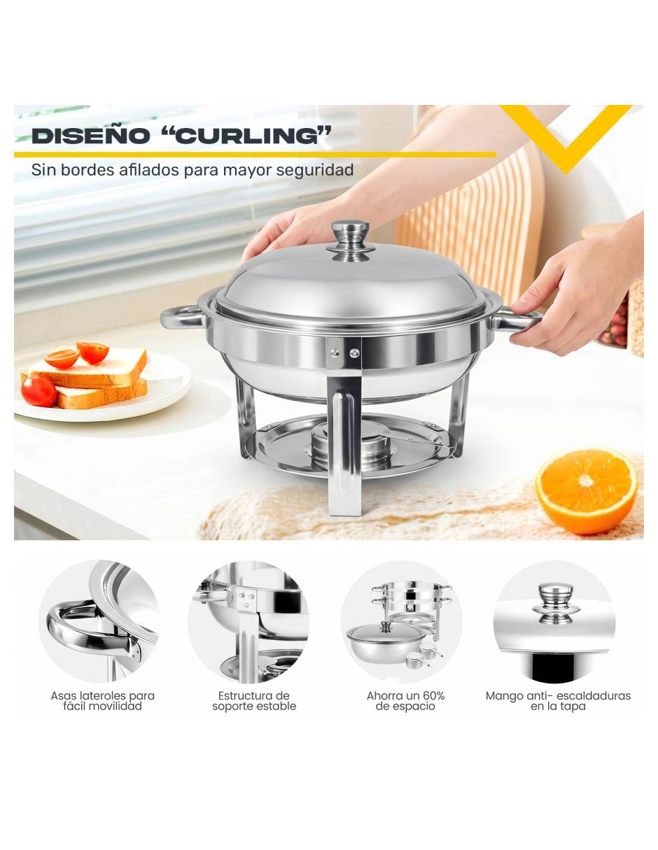 Kit buffetera de acero inoxidable 2