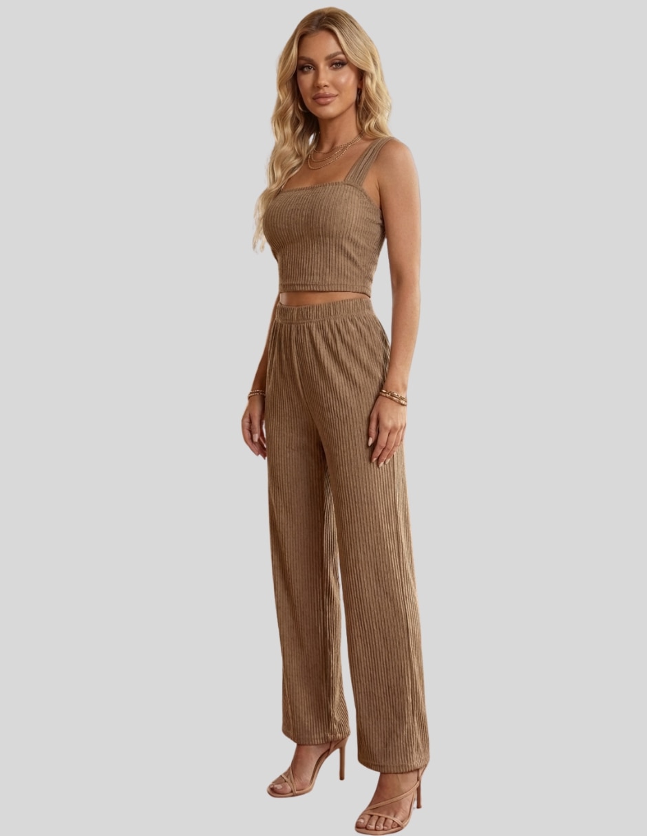 Casual conjunto 2 piezas mujer para mujer 8