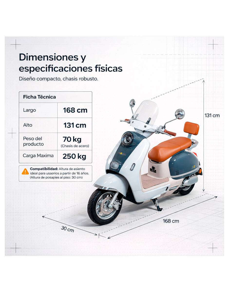 Motocicleta eléctrica centurfit mkz