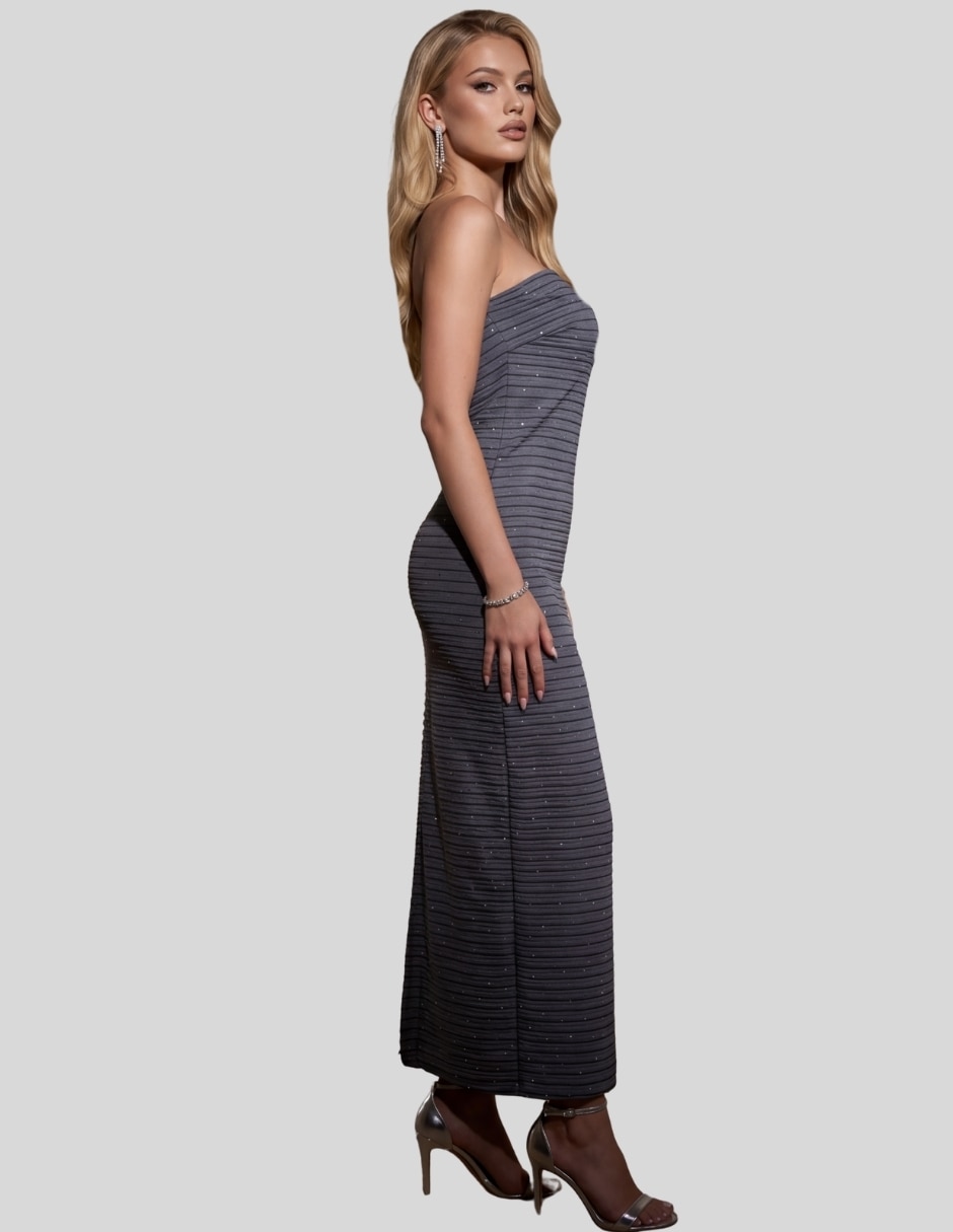 Largo fiesta malabis vestido largo strapless mujer para mujer