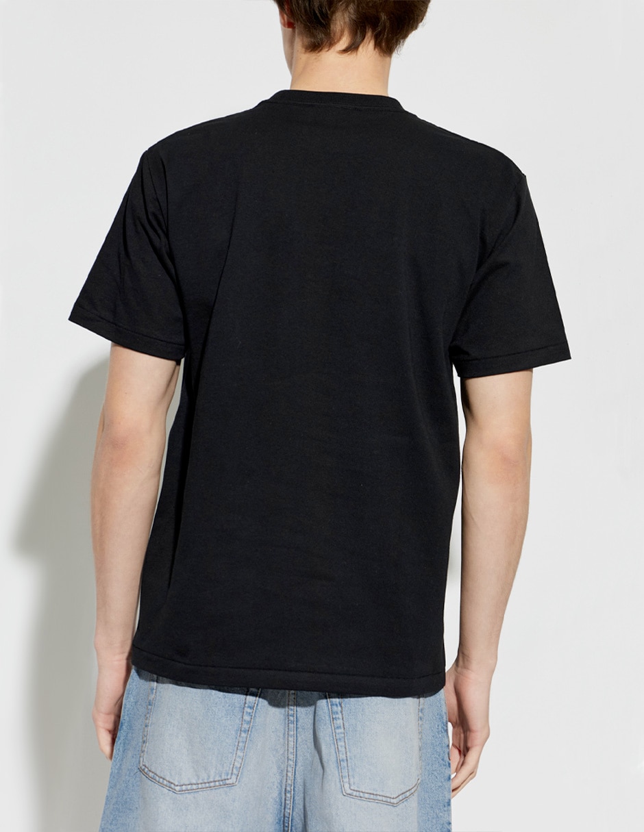 Playera Fnc Collezioni Stranger Cat cuello redondo para hombre