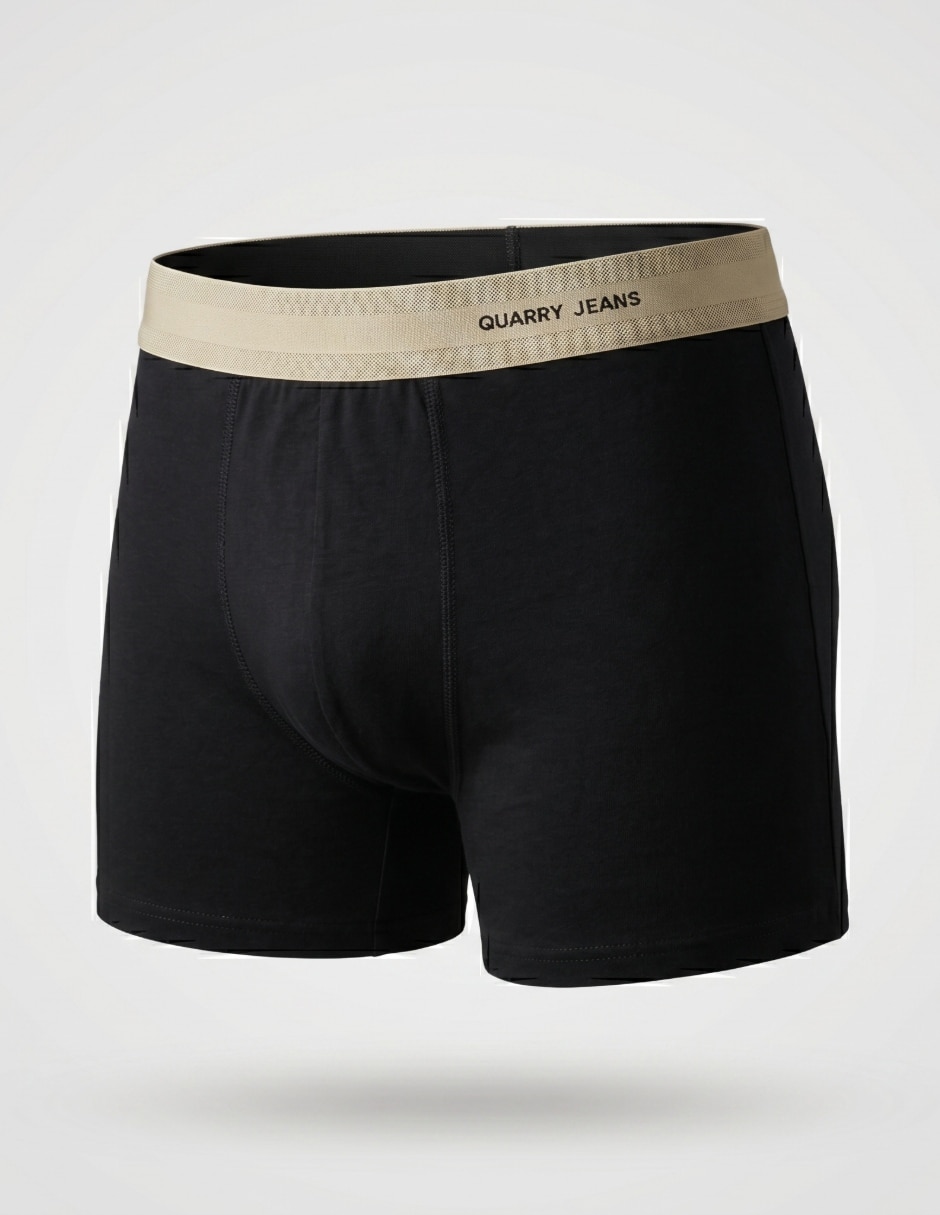 Bóxer quarry de algodón y elastano para hombre 3 piezas unisex