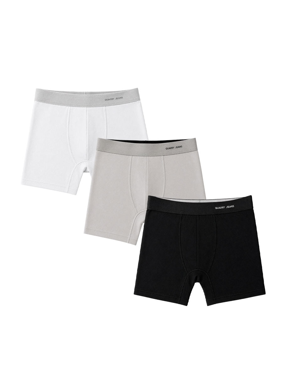 Bóxer de algodón y elastano para hombre 3 piezas unisex 5