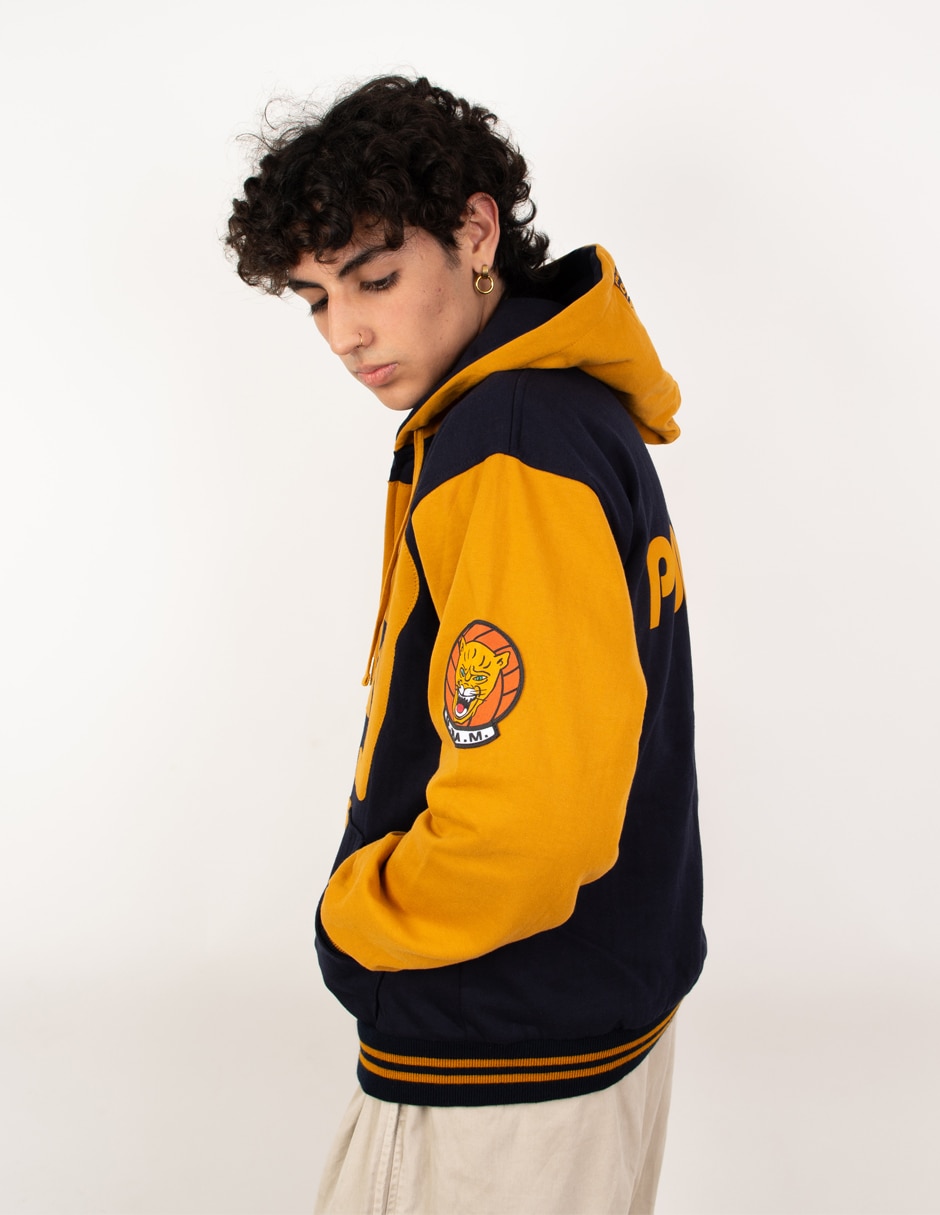 Sudadera Garra Azul con bolsa con cierre Pumas de la UNAM para hombre