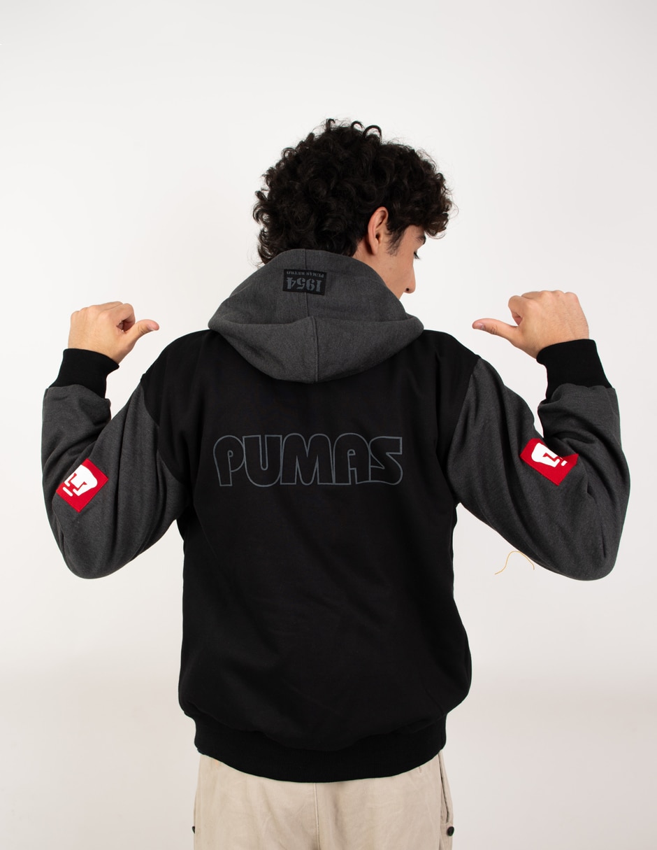 Sudadera garra azul sudadera con capucha y bolsa pumas de la unam para hombre