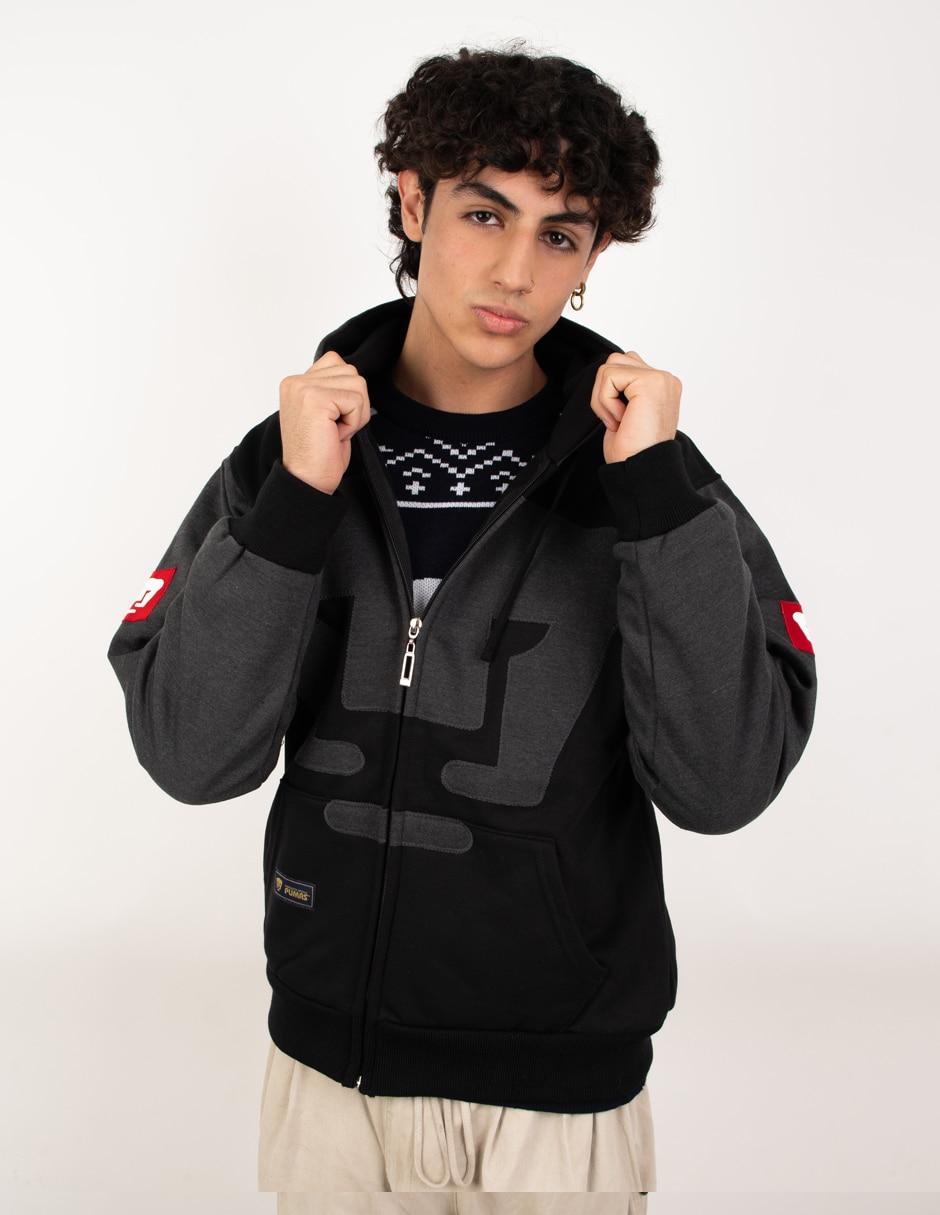 Sudadera garra azul sudadera con capucha y bolsa pumas de la unam para hombre