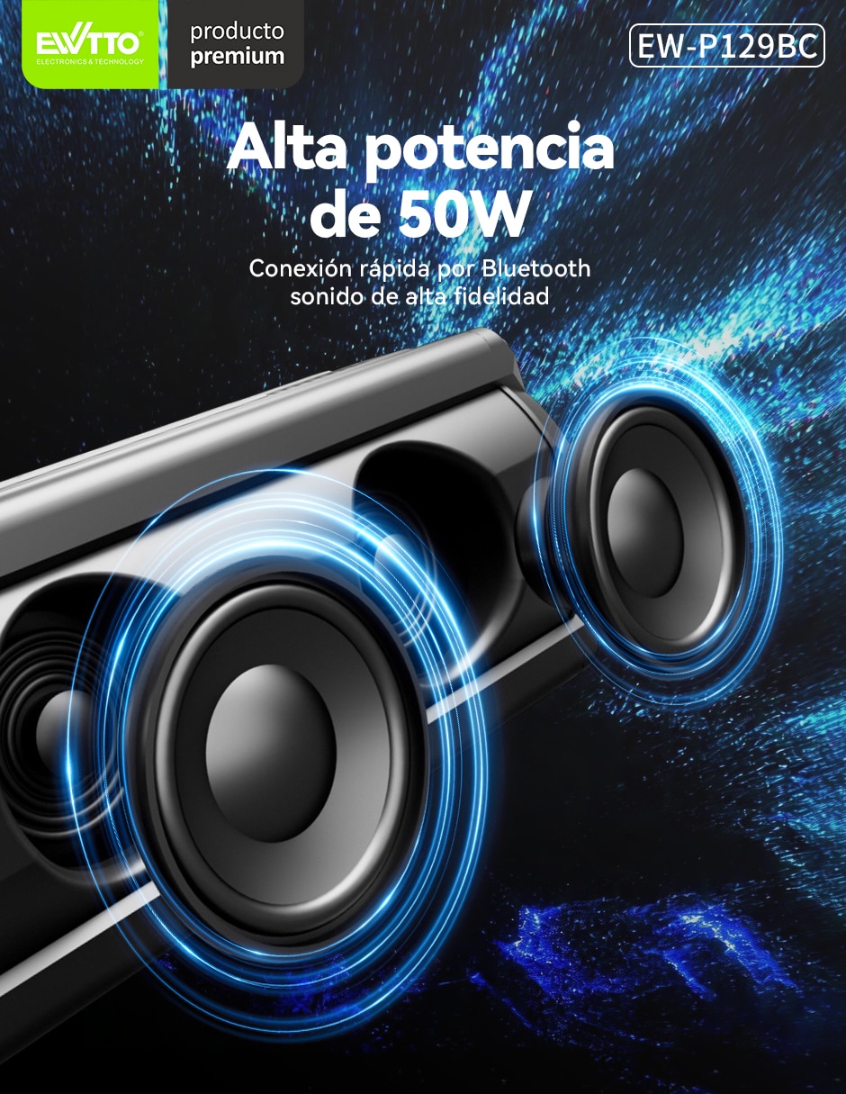 Bocina portátil ew 7