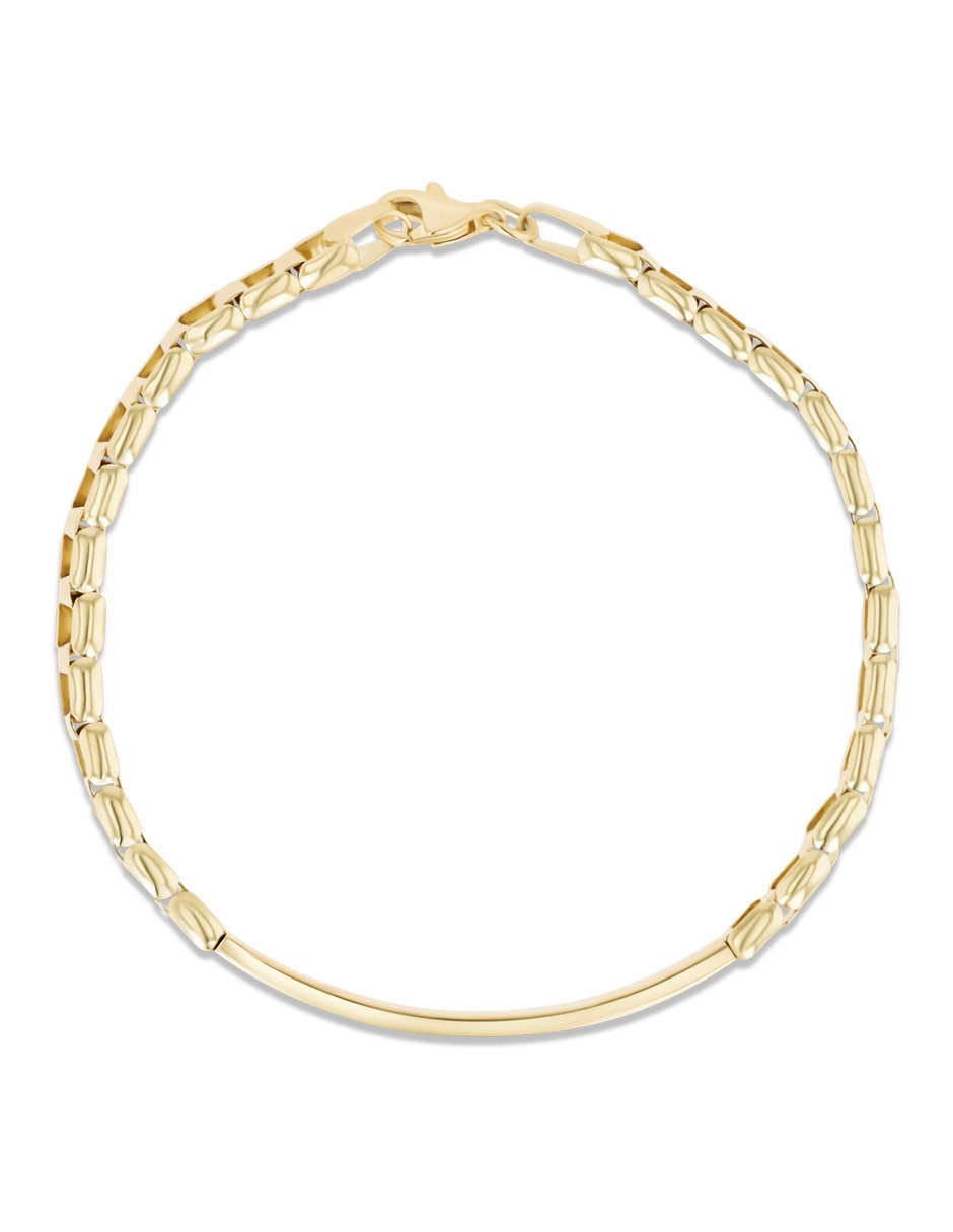 de oro amarillo 14 k taza con acabado