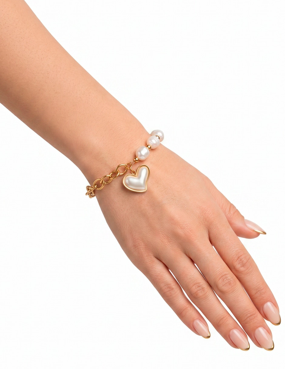 Pulsera Ana Maria Mexico acabado baño de oro 14k