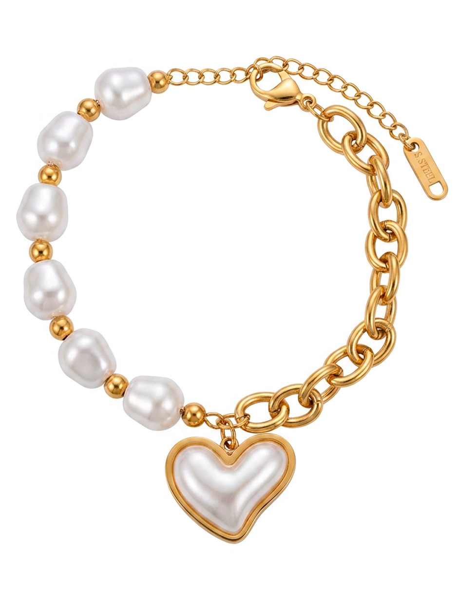 Pulsera Ana Maria Mexico acabado baño de oro 14k