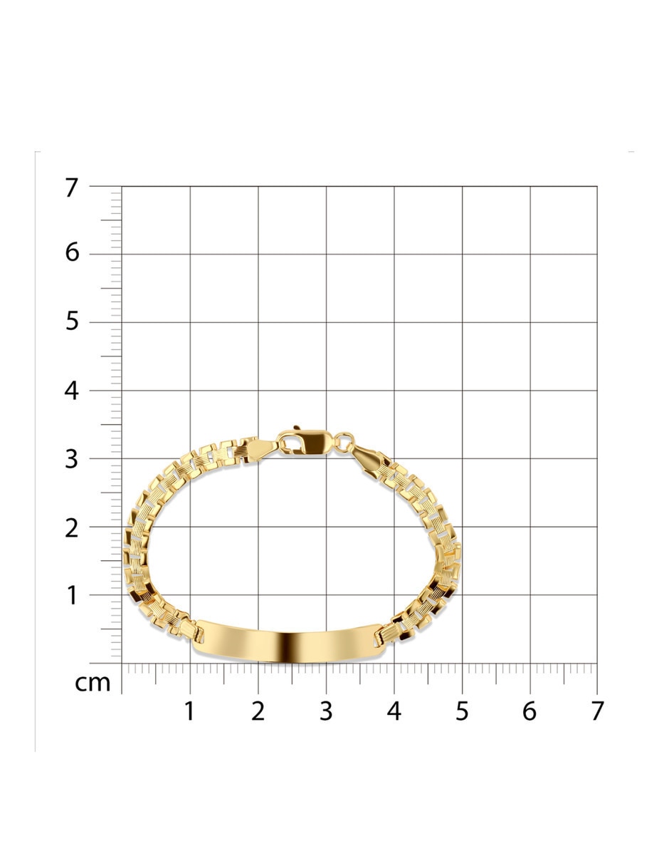 Joyerías bizzarro de oro amarillo 14 k taza con acabado