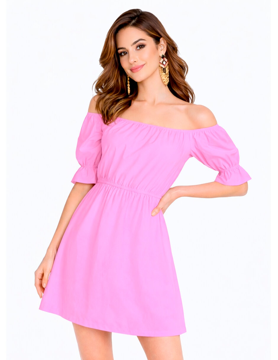 Vestido corto casual para mujer