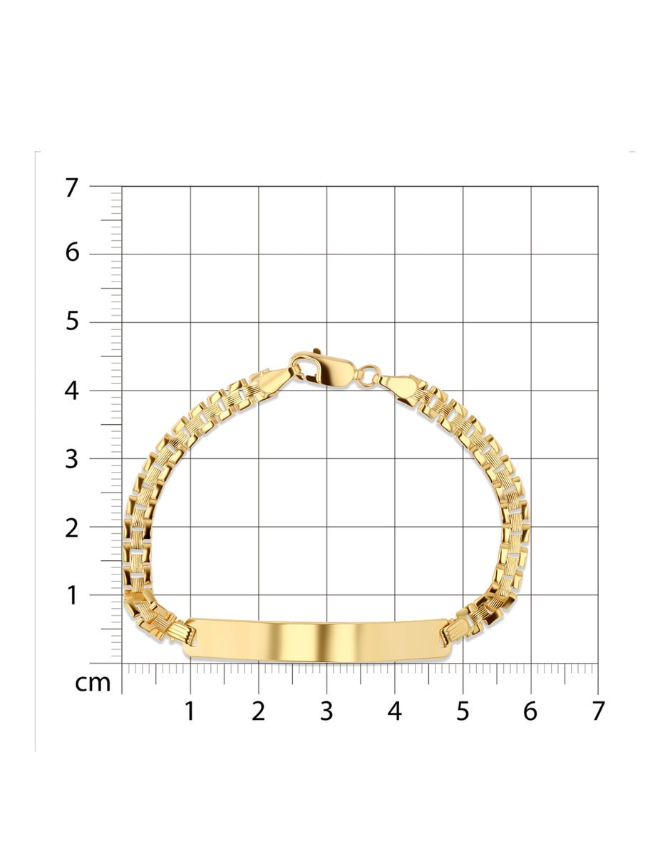 Joyerías bizzarro de oro amarillo 14 k taza con acabado