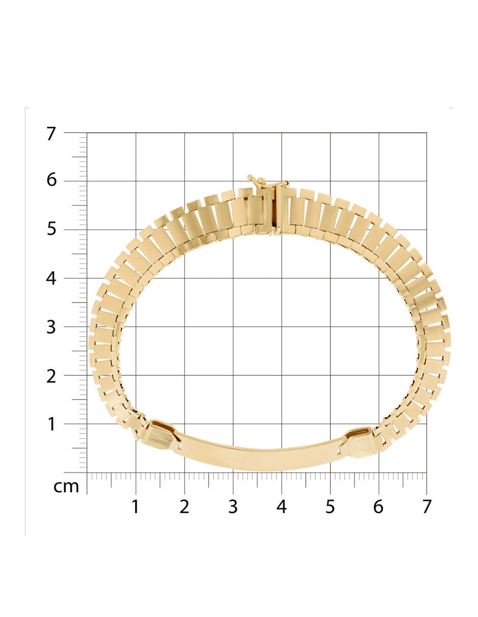 Joyerías bizzarro de oro amarillo 14 k taza con acabado