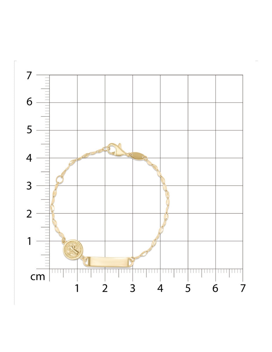 Joyerías bizzarro de oro amarillo 14 k taza con acabado