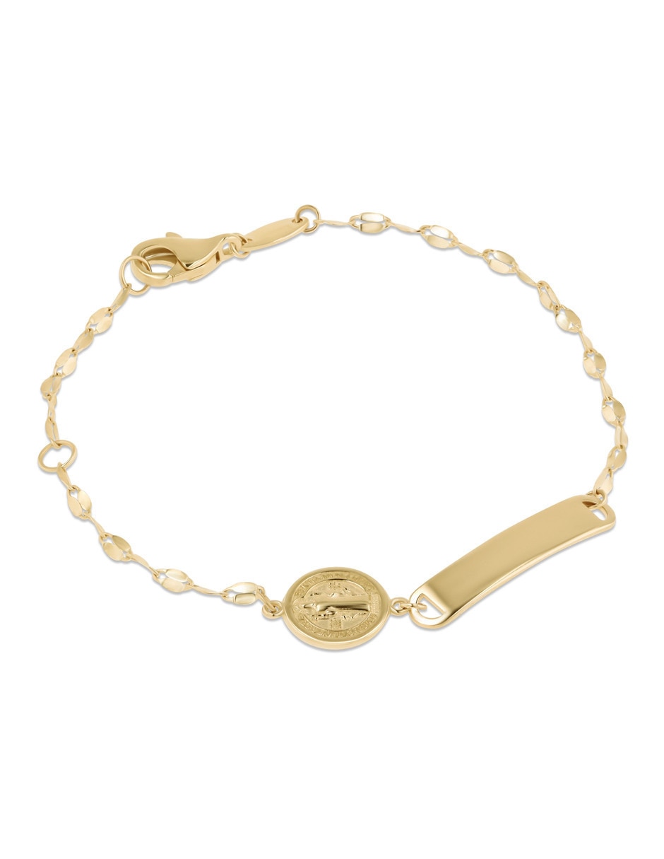 Joyerías bizzarro de oro amarillo 14 k taza con acabado