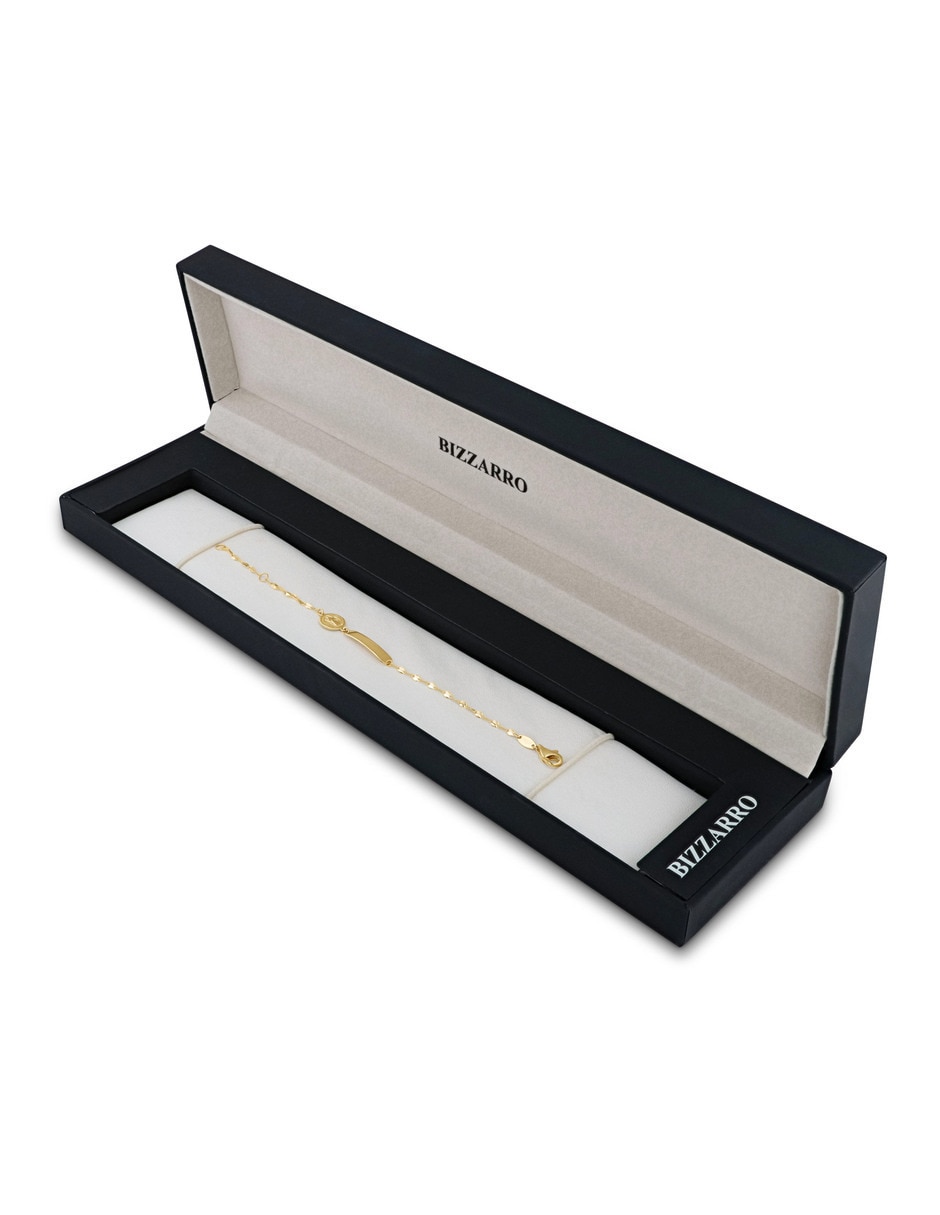 Joyerías bizzarro de oro amarillo 14 k taza con acabado