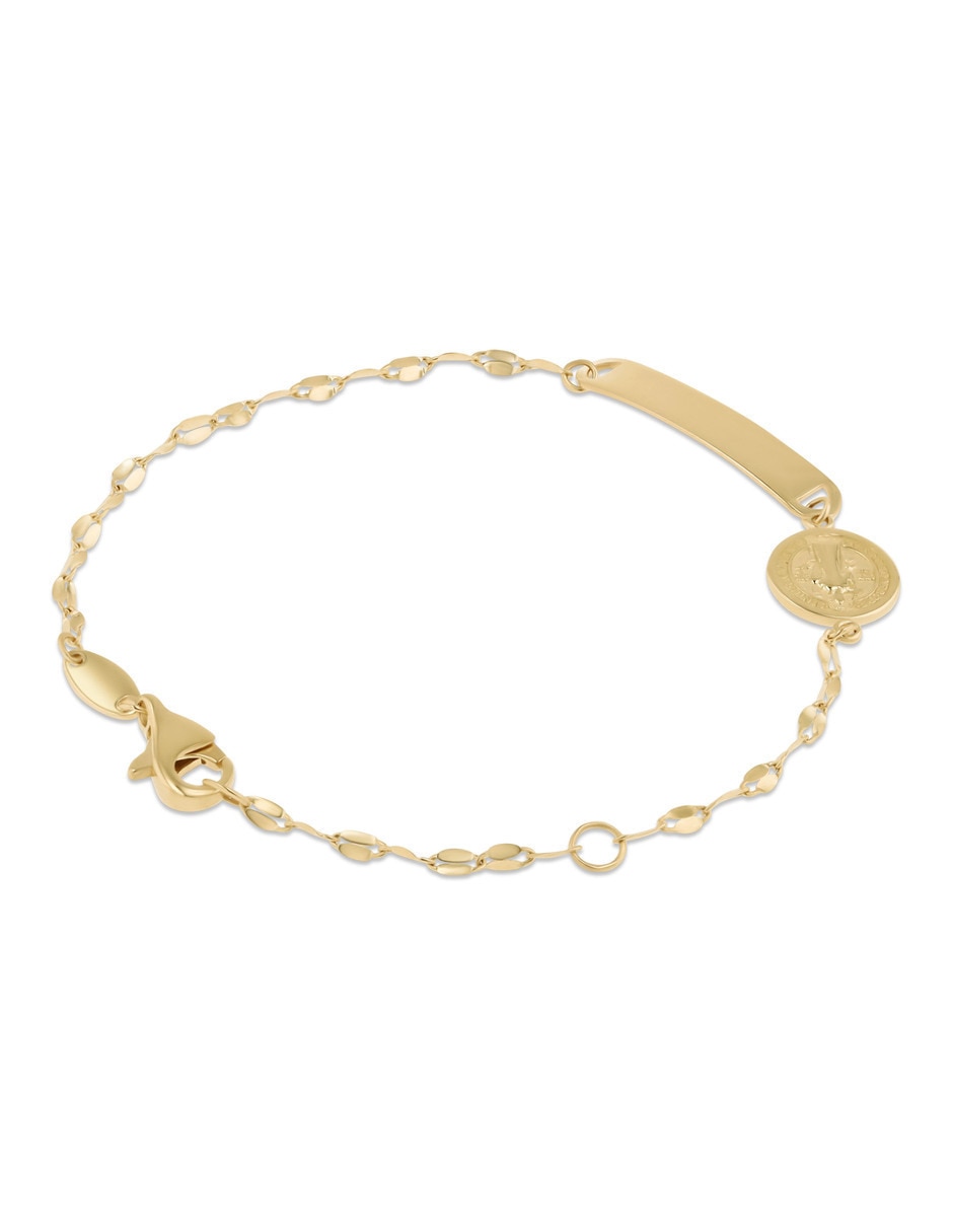 Joyerías bizzarro de oro amarillo 14 k taza con acabado