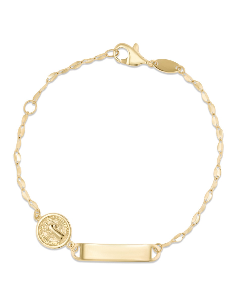 Joyerías bizzarro de oro amarillo 14 k taza con acabado
