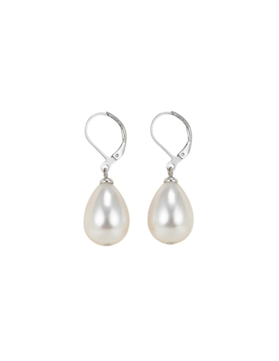 Aretes de gota arette 1 de perla perla